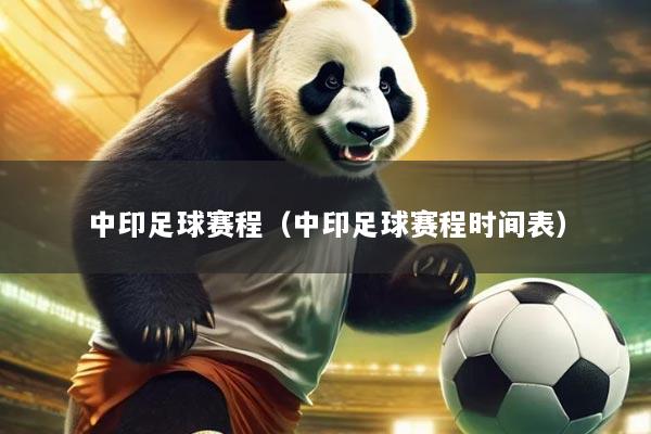中印足球赛程(中印足球赛程时间表)