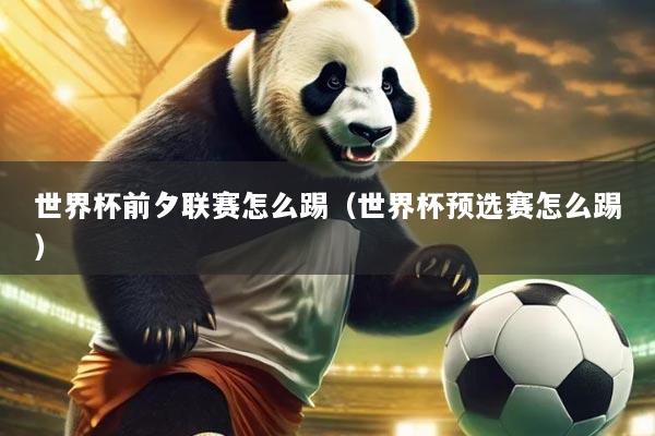 世界杯前夕联赛怎么踢(世界杯预选赛怎么踢)